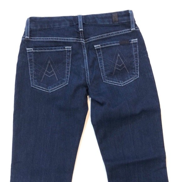 7 For All Mankind A Pocket Low Rise Jeans - Picture 8 of 8